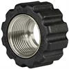 Überwurfmutter 22x1,5 16,4 mm Schwarz Edelstahl  für Waschgerätepressnippel