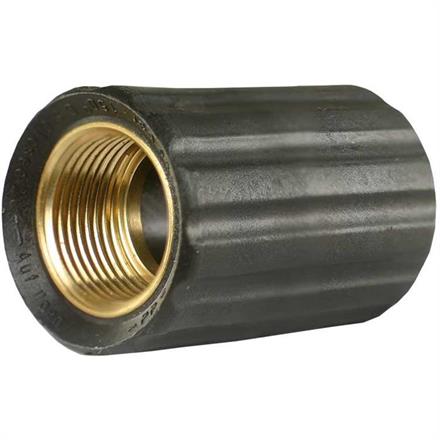 Überwurfmutter 22x1,5 17,3 mm schwarz Messing  für Waschgerätenippel