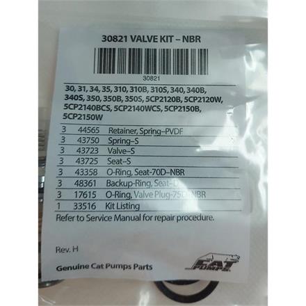 VENTILSATZ, SS304/NBR