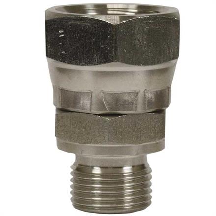 Verschraubung 3/8"AG:1/2"IG Edelstahl 350 bar Länge: 44 mm
