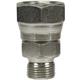 Verschraubung 3/8"AG:1/2"IG Stahl verzinkt 350 bar Länge: 44 mm