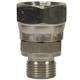 Verschraubung 3/8"AG:3/8"IG Stahl verzinkt 350 bar Länge: 42 mm