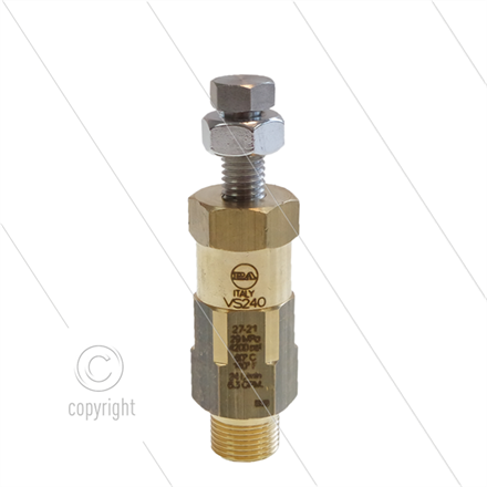 VS 240 Sicherheitsventil - 240 bar - 24 L/m - 3/8"AG