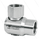 WDEI Winkeldrehgelenk - 1 lager - 2 x 1/4" IG BSP - 400 Bar - NW7 - 30 u/min - max 120°C