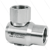 WDEI Winkeldrehgelenk - 1 lager - 2 x 1/4" IG BSP - 400 Bar - NW7 - 30 u/min - max 120°C