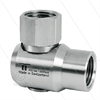 WDEI Winkeldrehgelenk - 1 lager - 2 x 3/8" IG - 400 Bar - NW9- 30 u/min- max 120°C