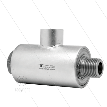 WDRS winkeldrehgelenk - zweifach gelagert - 1/2" IG BSP x 1/2" AG BSPT konisches Gewinde