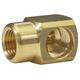 Winkel 1/4"IG : 1/4"AG Messing 250 bar / 150 °C 28,5x18 mm