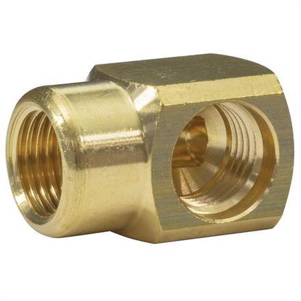 Winkel 1/4"IG : 1/4"AG Messing 250 bar / 150 °C 28,5x18 mm
