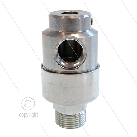 Winkeldrehgelenk - 3/4" IG x 1" AG - Modell BGX - 60 bar - NW28 - max 150°C