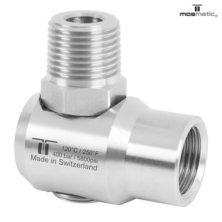 Winkeldrehgelenk-E INOX WDEI-12 G1/2"-F R1/2"-M H=30 ø18