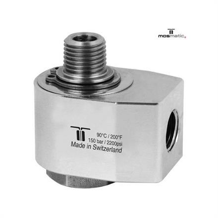 Winkeldrehgelenk, rostfrei WDG-07 G3/8"F G3/8"kM H=26 ø18