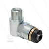 Winkeldrehgelenk Stahl verzinkt - Ramex - 3/4" AG x 1/2" AG - 200 bar - NW10 - 90°C - EPDM