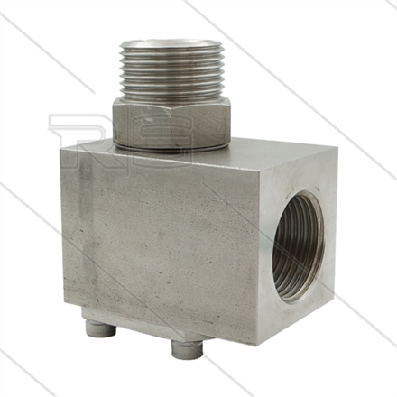 Winkeldrehgelenk WDTH24/V2A - 1" IG x 1" AG - 200 Bar - NW24 - max. 100°C