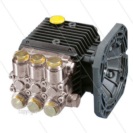 WW906A Hochdruckpumpe - 8 l/min - 70 Bar - 3400 u/min - 1,10 kW - Welle R - Serie 5 - Alum