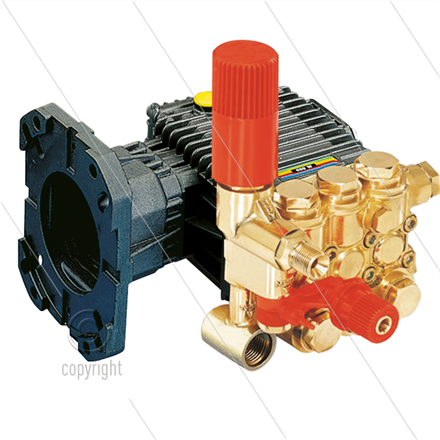 WW960CSV Hochdruckpumpe - 13,2 l/min - 172 Bar - 3400 U/min - 4,04 kW - Welle L - Serie 44