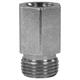 X-GAI 10L(16x1,5AG) R3/8IG Stahl verzinkt  Gerader Aufschraubstutzen