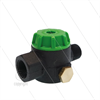 ZAFIL Filter Aluminium mit 1/2" IG x 1/2" AG Bypass Anschluss - 300 mµ - 10 bar - 22 l/min