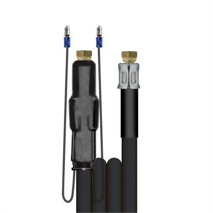Zuleitungsschlauch zum Deckenkreisel 10 Meter  DKR 1/4 mit E-Kabel; Zuleitungsschlauch