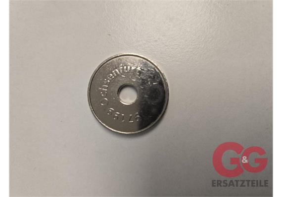 120 Wertmarken für die SB-Waschanlage OCH  1 Wertmarke = 1€