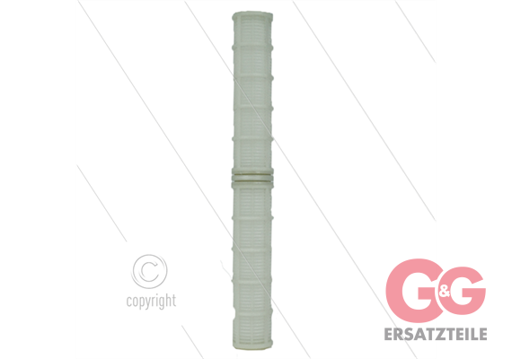 20" (2 x 9") Filtereinsatz Kunsttoff waschbar - Nylon - 60 m