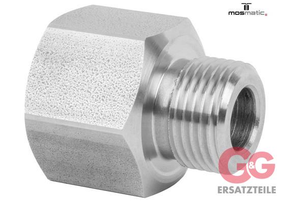 Adaptor stainless with sieve VER-S G3/8"F G3/8"M