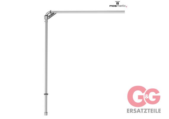 Air System boom for standalone vacuum, stainless steel LU-2" 1600 in=ø60 out=ø50 Höhe=2200
