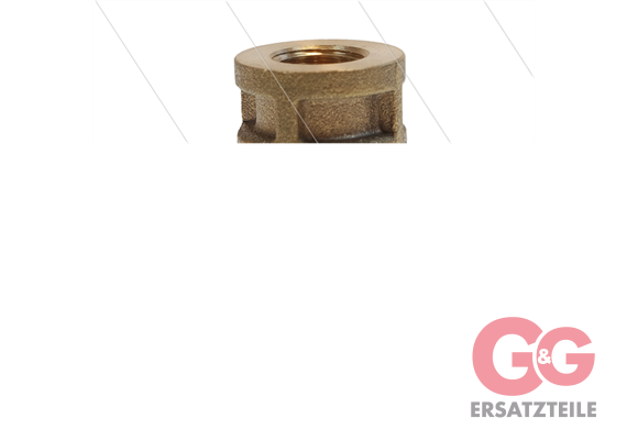 Bajonetnippel 1/4" IG Messing - passend zu AQUA/FAIP