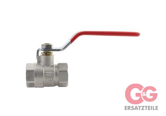 BALL VALVE 1/4"F:1/4"M 25 BAR BRASS