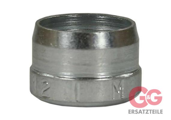 BICONE RING 12MM ZINC-PLATED STEEL