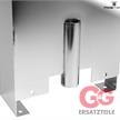 Brush bucket with overflow, wall mount, stainless LAZ 340x670x163 INOX | Bild 2