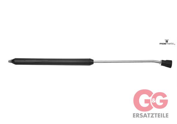 Car Wash Lance 750/400, bent, with nozzle guard LAN-PKW 750/400 G1/4"kM 1/8"NPT-F G3/8"M