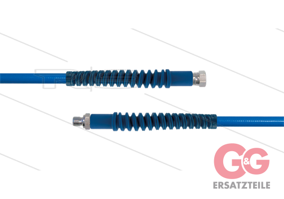 Carwash Titan-Slide Schlauch blau DN06 - 5,0m - 3/8" DKR x 3