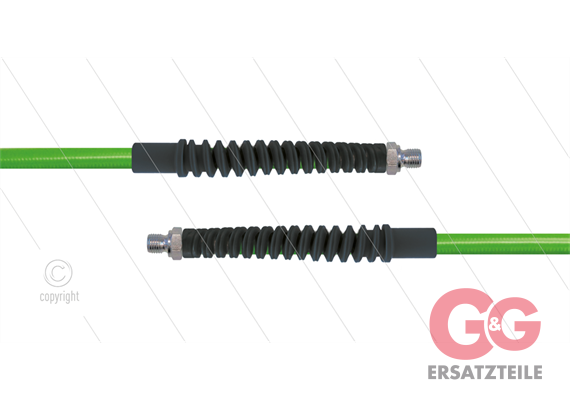 Carwash Titan-Slide Schlauch grün DN06 - 4,0m - 2 x 1/4" AGR