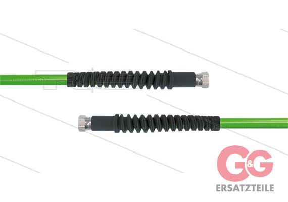 Carwash Titan-Slide Schlauch grün DN06 - 4,5m - 2 x 1/4" DKR