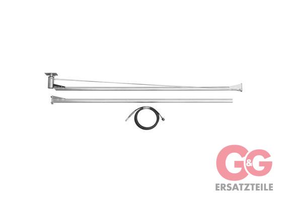 CEILING BOOM 360°-P 5800MM TUBE INOX POL