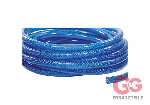 CLEAR REINFORCED PVC HOSE 9X3 2 M.BLUE