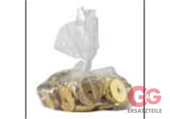 COINS 26 MM WITH HOLE 100 PIECES