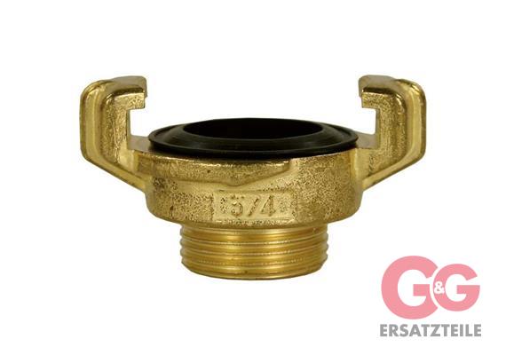 COUPLING, BRASS 1/2"M