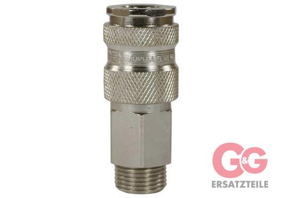 COUPLING WITH CHECK VALVE 1/4"F