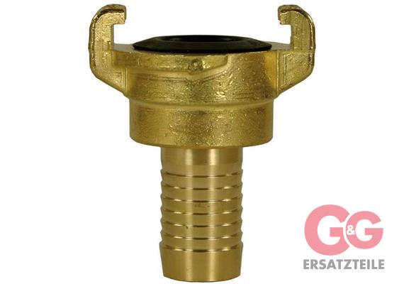 COUPLING, WITH TAIL, BRASS 25 MM (1") ROTATABLE