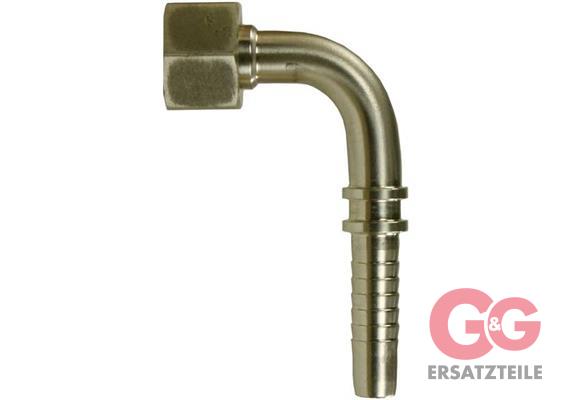 CRIMP ANGLE NIPPLE 90° M16X1,5F NW 8 SS