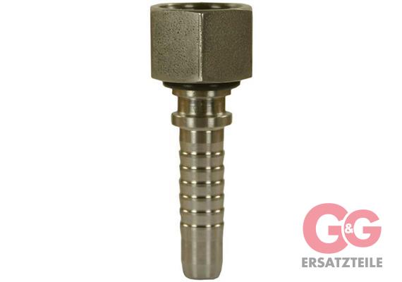 CRIMP NIPPLE DKOS M18F NW 08 SS