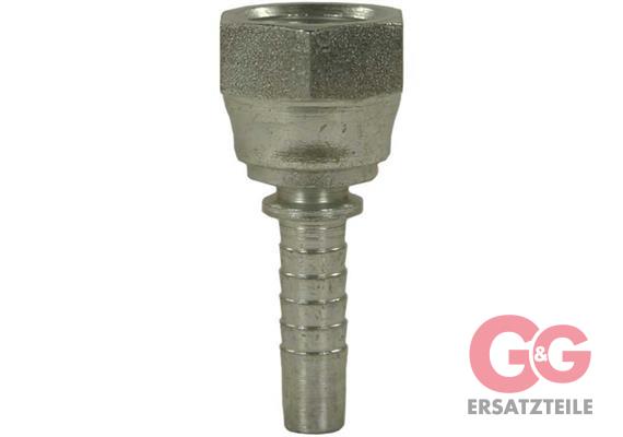 CRIMP NIPPLE DKR 1/4"F NW 6