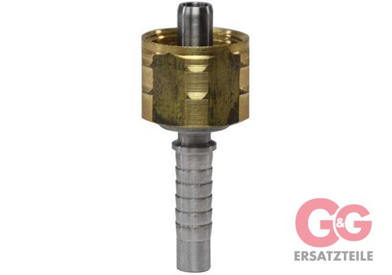 CRIMP NIPPLE M22X1,5 BRASS DN 06 SS