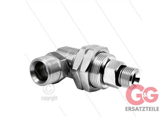 DGG Winkeldrehgelenk - dreifach gelagert - M22x1,5 IG x 3/8"