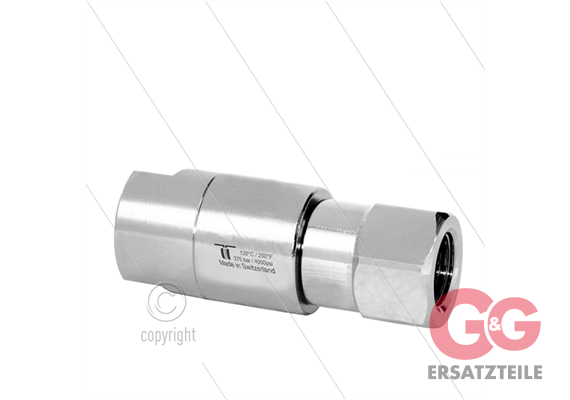 DGS Drehgelenk - zweifach gelagert - 2 x 3/8" IG - 275 Bar