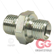 Doppelnippel - Stahl - 2 x 1/4" AG - BSP | Bild 2