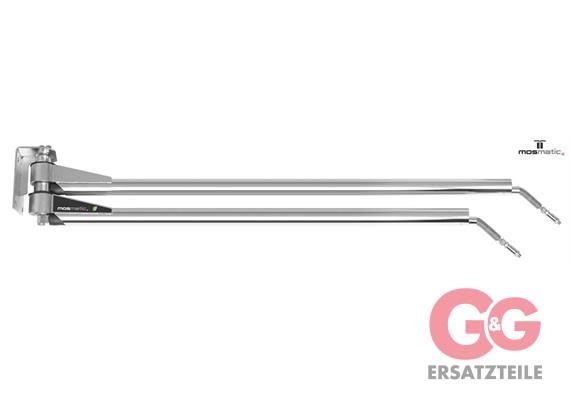 Dual-wall-boom-P 2250/2500 stainless-steel-polished WADo 2M in:... out:...