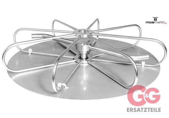 Duct Cleaner TC/stainless with protective plate TYR-2f ø400 G3/8"F 2x1/8"NPT-F